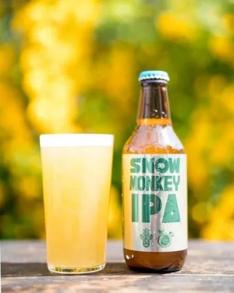 志賀高原ビール　SNOW MONKEY IPA 銀ラベル 2026