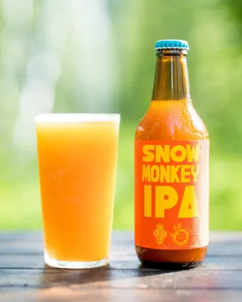 志賀高原ビール　SNOW MONKEY IPA　オレンジラベル