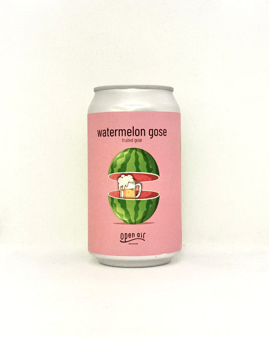 Open air brewing watermelon gose