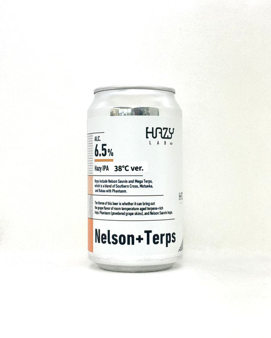 HAZY LABO Nelson + Terps 350ml缶　38℃発酵ver.